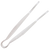 Thunder Group PLFTG009CL 9" Clear Polycarbonate Flat Grip Serving Tongs