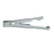 Thunder Group SLBT115 11.5" L Stainless Steel Bread and Pastry Tongs
