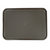 Thunder Group PLRT1612 16" W x 12" D ABS-Plastic Rectangular with Brown Surface Serving Tray