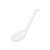Thunder Group 7200TW 0.63 Oz. Imperial White Melamine Soup Spoon