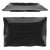 Thunder Group 24120BK 11.25" x 7.25" Black Rectangular Melamine Classic Plate