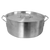 Thunder Group ALSKBP003 14 Qt. Aluminum Mirror-Finish with Cover Brazier Pot