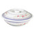 Thunder Group 8011AR 80 Oz. Melamine Rose with Lid Serving Bowl