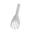 Thunder Group PLRS003 10.5" L Plastic Jumbo Slotted Rice Serving Scoop