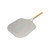 Thunder Group ALWDPP2512 25" Long Rectangular Aluminum Blade with Wood Handle Pizza Peel