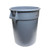Thunder Group PLTC032G 32 Gal. Gray Plastic Round Trash Can