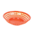 Thunder Group PLBK008R 8" Dia. Red Polypropylene Round Fast Food Basket