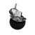 Thunder Group PLCB3140B 3" Rubber Stem Caster with Side Brake