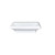 Thunder Group 19001WT 2 Oz. White Rectangular Melamine Classic Sauce Dish