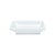 Thunder Group 19001WT 2 Oz. White Rectangular Melamine Classic Sauce Dish
