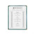 Thunder Group PLMENU-1GR 8.5" W x 11" D Green Plastic Laminated Single Pocket Menu Cover