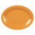 Thunder Group CR213YW 13.5" W x 10.5" D Yellow Melamine Oval Platter