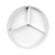 Thunder Group NS608-1W 8.25" Dia. NuStone White Melamine Round Divided Server