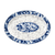 Thunder Group 2012DL 12" W x 8.63" D Melamine Blue Dragon Oval Platter