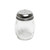 Thunder Group PLTWCS006 6 Oz. Clear Swirled Polycarbonate Base Stainless Steel Perforated Top Cheese Shaker