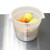 Thunder Group PLRFT306PP 6 Qt. White Round Polypropylene Food Storage Container