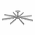Thunder Group ALPMA008 8 Cuts Aluminum Pie Marker