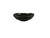 Thunder Group 19055BK 8 Oz. Black Round Melamine Classic Saucer