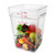 Thunder Group PLSFT022PC 22 Qt. Clear Polycarbonate Square Food Storage Container