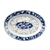 Thunder Group 2114DL 28 Oz. Melamine Blue Dragon Oval Deep Platter