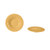 Thunder Group CR5810YW 12 Oz. Yellow Round Melamine Pasta Bowl