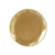 Thunder Group RF1006G Gold Melamine Round Salad Plate