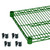 Thunder Group CMEP2142 42" W x 21" D Green Epoxy Coated Heavy Duty Wire Shelving