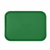 Thunder Group PLFFT1418GR 14" W x 17.75" D Green Polypropylene Rectangular Fast Food Tray