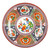 Thunder Group 1016TP 15.5" Dia. Melamine Peacock Round Plate