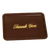 Thunder Group PLPT046BR 6.5" W Brown Plastic Tip Tray
