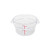 Thunder Group PLRFT302PC 2 Qt. Clear Round Polycarbonate Food Storage Container