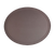Thunder Group PLFT2700BR 22" W Brown Fiberglass Oval Serving Tray