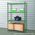 Thunder Group CMEP2154 54" W x 21" D Green Epoxy Coated Heavy Duty Wire Shelving