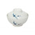 Thunder Group 3506BB 10 Oz. Melamine Blue Bamboo Bowl with Lid