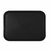 Thunder Group PLFFT1418BK 14" W x 17.75" D Black Polypropylene Rectangular Fast Food Tray