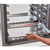 Cambro CSUPR1826S6580 200 Lb. Brushed Graphite High Impact Plastic Camshelving Ultimate Sheet Pan Rack