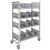 Cambro CPM244875FX4480 48" W x 75" H x 24" D Speckled Gray Steel Camshelving Premium Mobile Flex Station Unit
