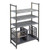 Cambro CBUPR1826S6580 200 Lb. Brushed Graphite High Impact Plastic Camshelving Ultimate Sheet Pan Rack