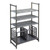 Cambro CBUPR1826S6580 200 Lb. Brushed Graphite High Impact Plastic Camshelving Ultimate Sheet Pan Rack
