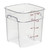 Cambro 8SFSPROCW135 8 Qt. Clear Polycarbonate Square CamSquare FreshPro Food Container