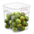 Cambro 8SFSPROCW135 8 Qt. Clear Polycarbonate Square CamSquare FreshPro Food Container