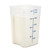 Cambro 22SFSPROPP190 22 Qt. Clear Polypropylene Square CamSquare FreshPro Food Container - 6/Case