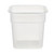 Cambro 1SFSPROPP190 1 Qt. Clear Polycarbonate Square CamSquare FreshPro Food Container
