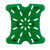 Cambro 2SFSFPDPP265 Green Plastic Drain Shelf - 6/Case