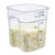 Cambro 18SFSPROCW135 18 Qt. Clear Polycarbonate Square CamSquare FreshPro Food Container