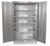 John Boos TCH-224884-X 48" W Stainless Steel Stationary Upright Storage Cabinet