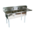 John Boos E3S8-24-14R24-X 98.5" W Stainless Steel 18 Gauge 3-Compartment E-Series Sink