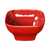 Thunder Group PS3106RD 20 Oz. Red Melamine Square Bowl