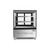 Atosa RDCS-35 10.9 Cu. Ft. Black Stainless Steel Floor Model Refrigerated Display Case - 120 Volts