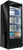 Akita AGM-12 11.5 Cu. Ft. Black 1 Hinged Glass Door One-Section Refrigerated Merchandiser - 115 Volts